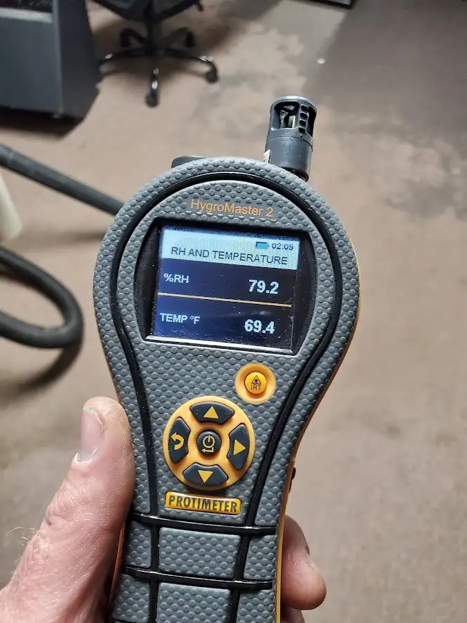 Moisture meter humidity assessment for Fire & Smoke Damage Restoration in Forestville